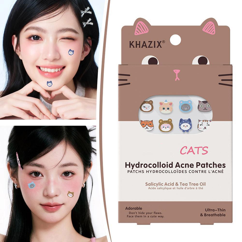 Skincare Acne - 100/200/300PCS Cute Cat Shaped Acne Patches