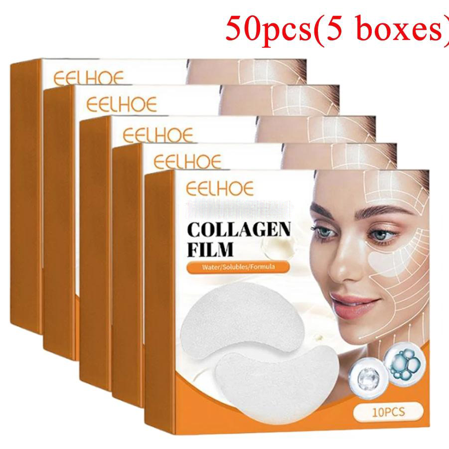 Skincare Viral Tiktok - 5 BOXES Collagen Soluble Patches Film