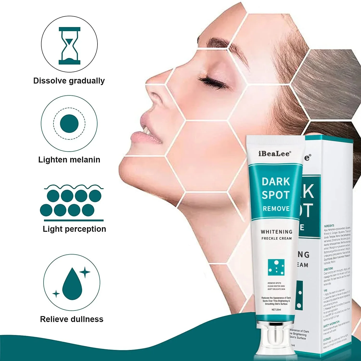 Melasma Brightening Face Cream - огляд і ціна Skincare Niacinamide