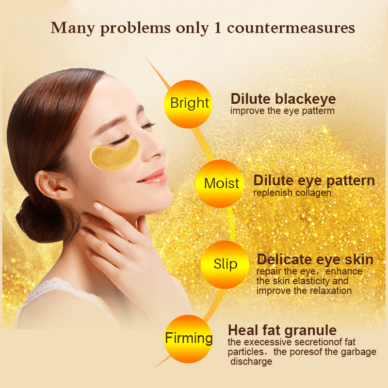 10/20pcs Golden Crystal Collag - огляд і ціна Skincare Viral Tiktok