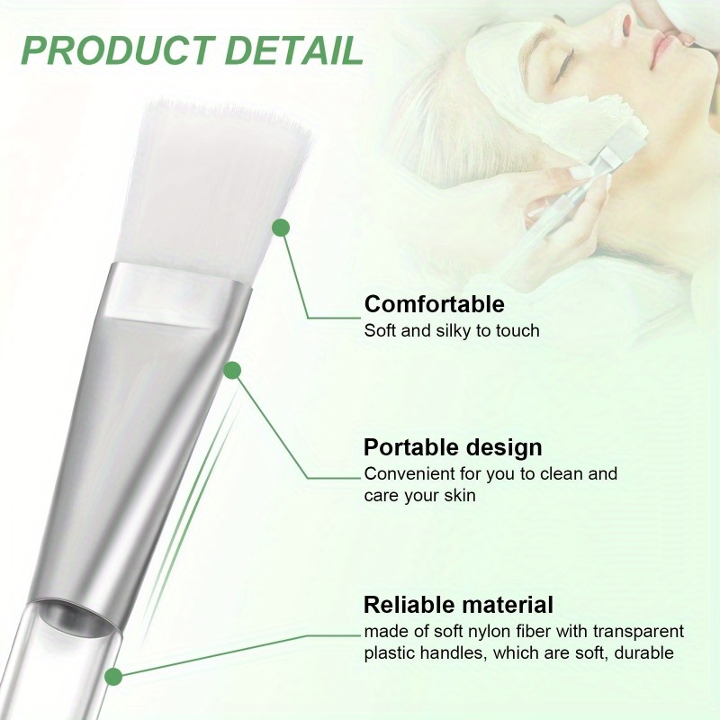 5pcs Soft Facial Mask Brush wi - огляд і ціна Skincare Viral Tiktok