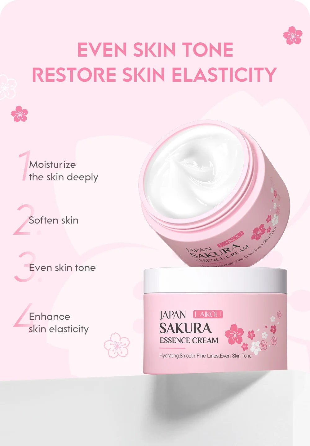 LAIKOU Japan Sakura Essence Cr - огляд і ціна Skincare Niacinamide