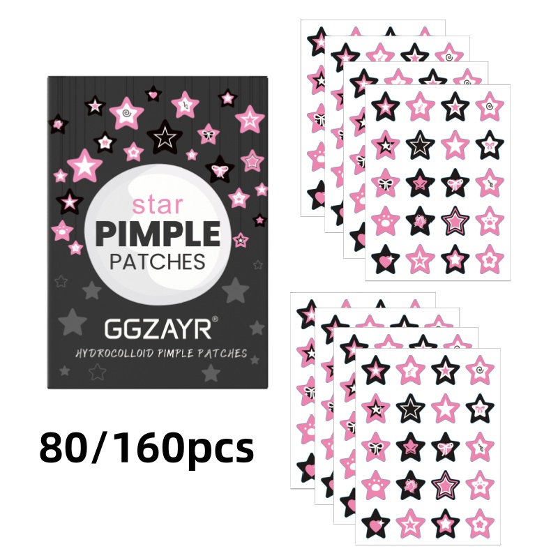 80/160pcs Star Acne Patch Set  - огляд і ціна Skincare Acne