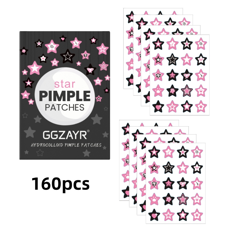 80/160pcs Star Acne Patch Set  - огляд і ціна Skincare Acne