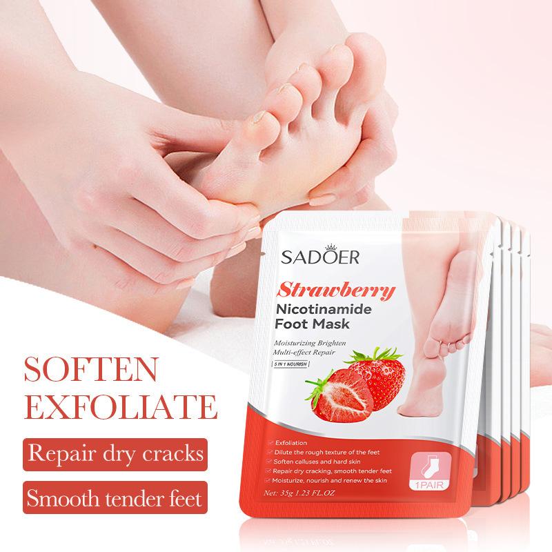 1 Pairs SADOER Fruits Foot Mas - огляд і ціна Skincare Viral Tiktok