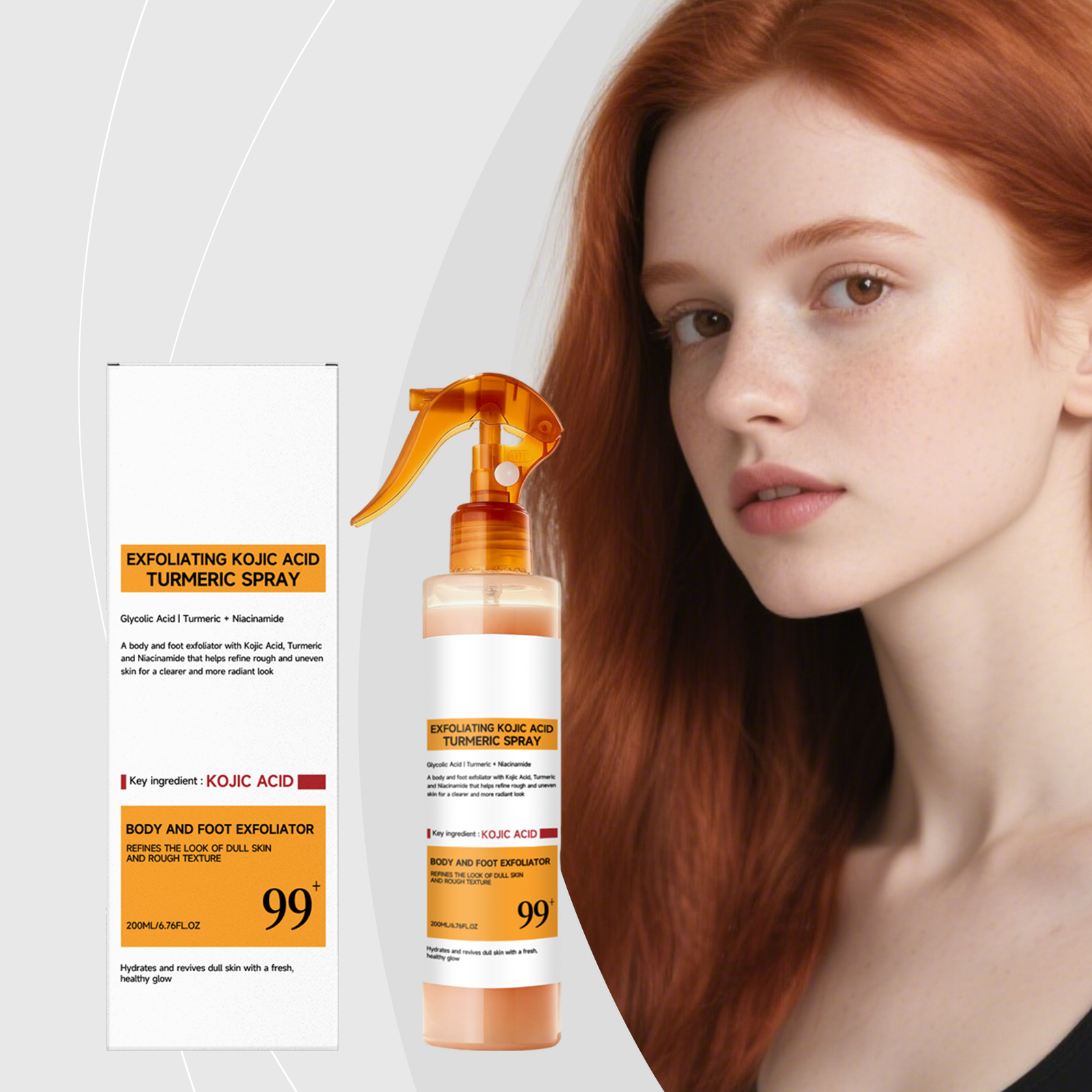 Kojic Acid Turmeric Care Spray - огляд і ціна Skincare Niacinamide