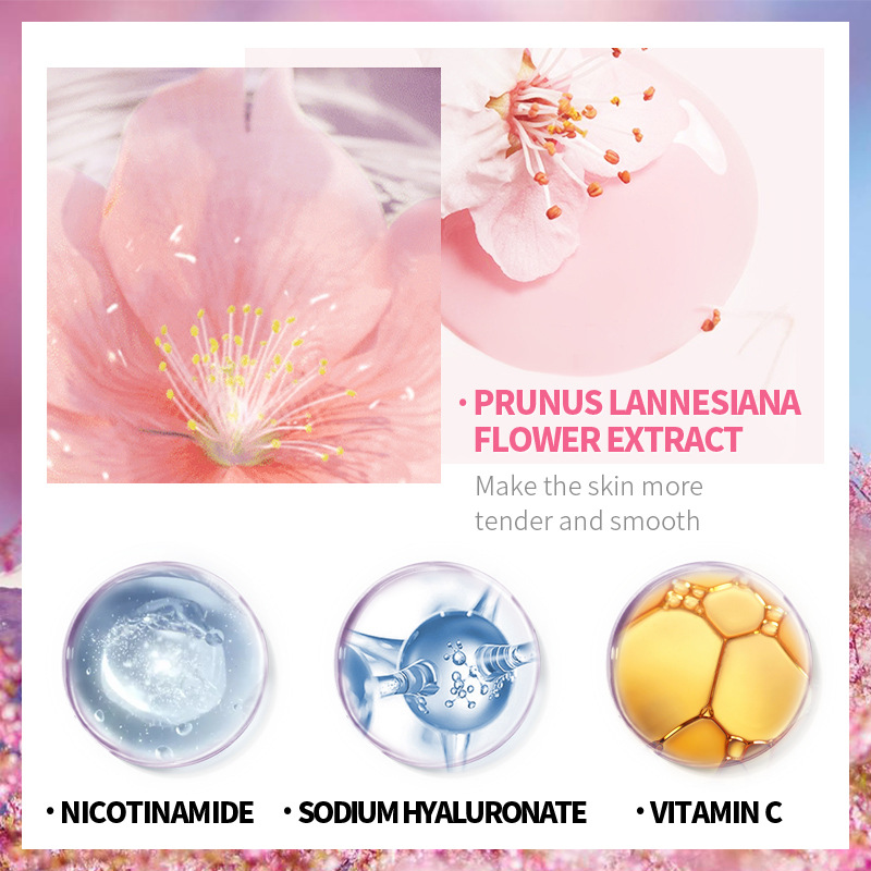 LAIKOU 8Pcs Sakura Facial Skin - огляд і ціна Skincare Niacinamide