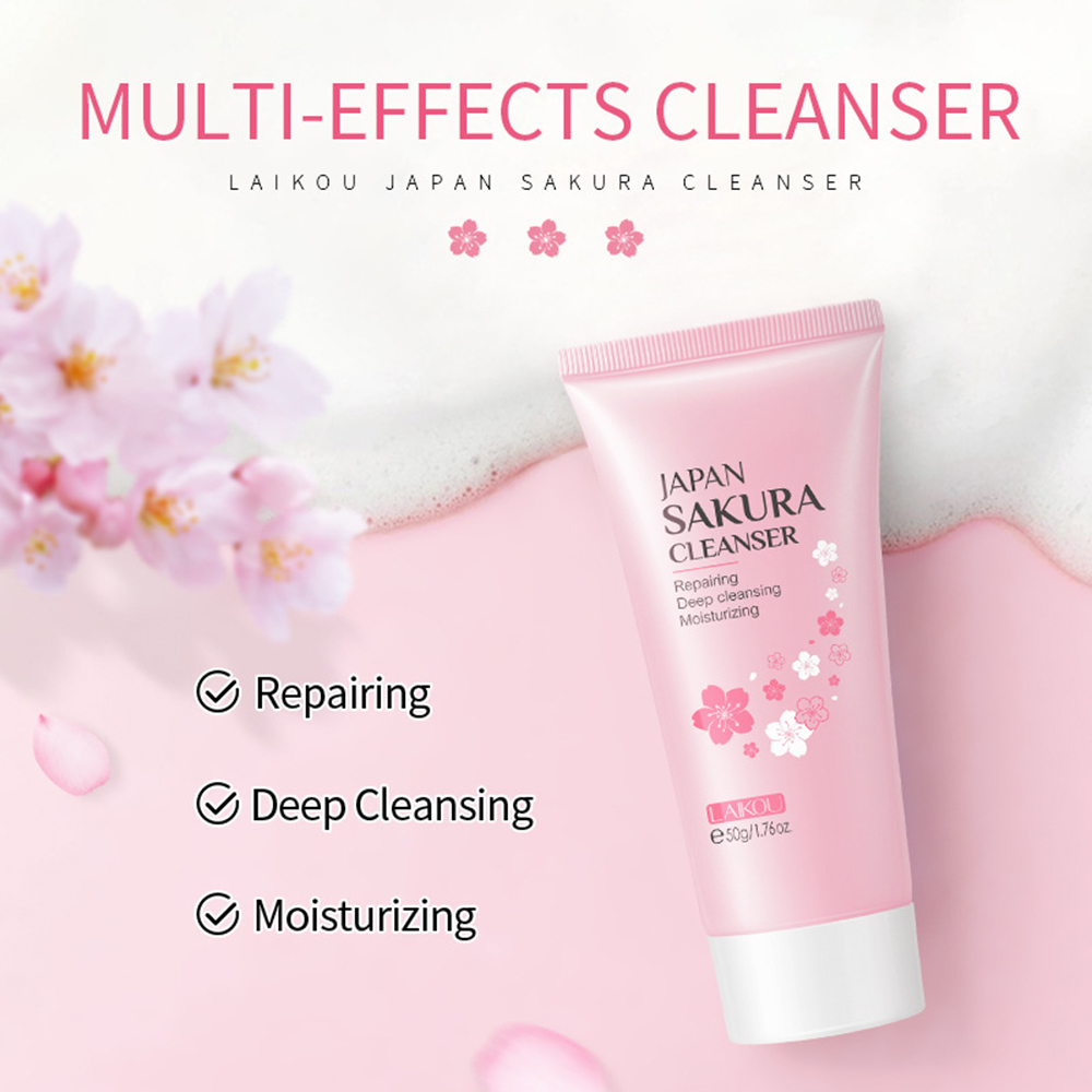 LAIKOU 8Pcs Sakura Facial Skin - огляд і ціна Skincare Niacinamide