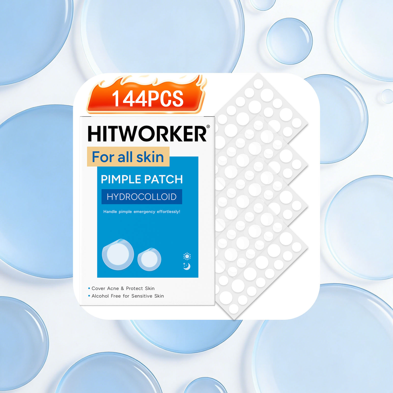 Hydrocolloid acne patch facial - огляд і ціна Skincare Acne